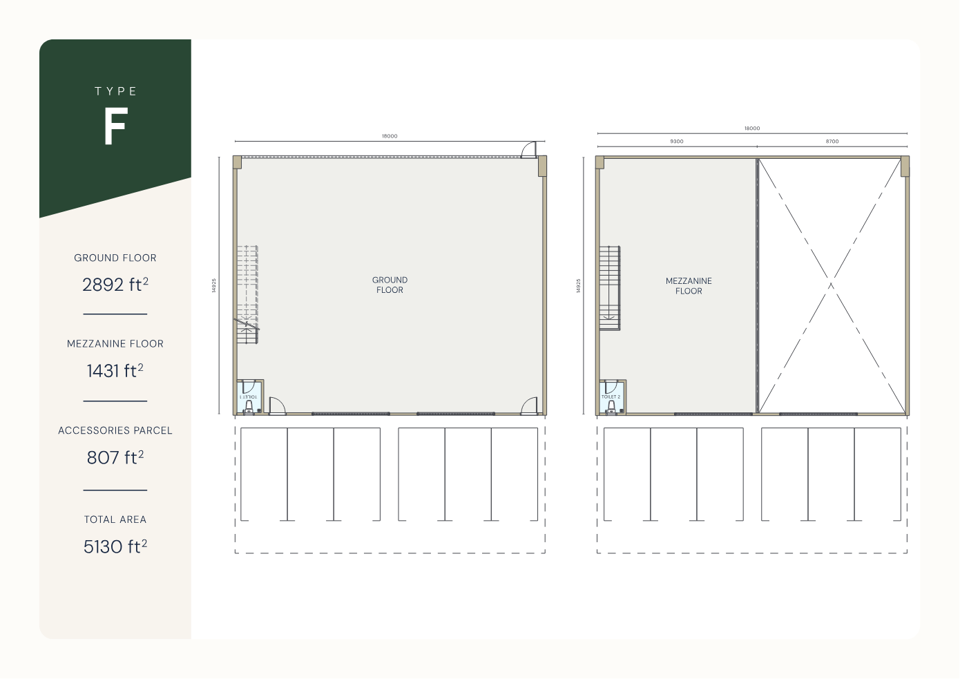 Type F floor plan